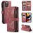 Caseme C30 iPhone 13 Pro Max Hoesje Bookcase Portemonnee - Rood