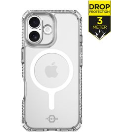 ITSKINS Level 2 HybridMagClear R Doorzichtig iPhone 17 MagSafe Hoesje Hardcase Backcover Shockproof - Transparant