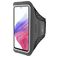 Mobiparts Comfort Fit Telefoonhouder Hardlopen Samsung Galaxy A53 Sport Hoesje Neopreen Sportarmband - Zwart