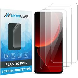 Mobigear Xiaomi 13T Pro Screenprotector Folie - Case Friendly (3-Pack)