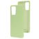 Mobiparts Samsung Galaxy A72 Siliconen Hoesje Backcover - Pistache Green