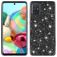 Mobigear Glitter Samsung Galaxy A73 Hoesje Hardcase Backcover - Zwart