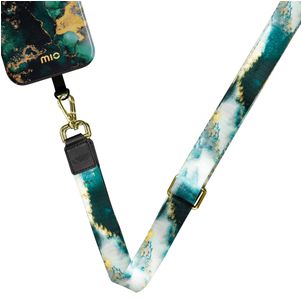 MIO Lanyard Universeel Telefoonkoord Verstelbaar - Green Marble