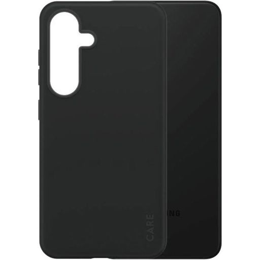 CARE by PanzerGlass Fashionable Samsung Galaxy S24 Siliconen Hoesje Backcover - Zwart