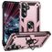 Mobigear Armor ring Samsung Galaxy S25 FE Hoesje Hardcase Backcover Shockproof met Ringhouder - Roségoud