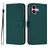 Mobigear Urban Wallet iPhone 16 Hoesje Bookcase Portemonnee - Groen