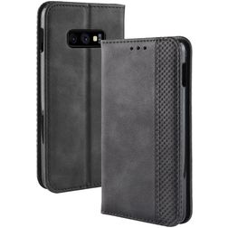 Mobigear Sensation Samsung Galaxy S10e Hoesje Bookcase Portemonnee - Zwart