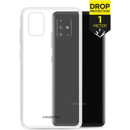Mobilize Naked Protection Doorzichtig Samsung Galaxy A51 Hoesje Hardcase Backcover Shockproof - Transparant