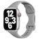 Mobigear Sport Slim Siliconen Apple Watch Bandje Druksluiting - 42/41/40/38 mm - Grijs