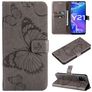 Mobigear Butterfly Vivo Y33s Hoesje Bookcase Portemonnee - Grijs