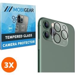 Mobigear iPhone 11 Pro Glazen Camera Protector - Case Friendly (3-Pack)