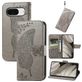Mobigear Butterfly Google Pixel 8 Hoesje Bookcase Portemonnee - Grijs