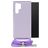 Mobilize Lanyard Gelly Samsung Galaxy S23 Ultra Flexibel TPU Hoesje met koord - Pastel Purple