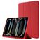 Mobigear Tri-Fold Gel iPad Pro 11 Inch (2025) Hoes TPU,Kunstleer Bookcase + Stylus Houder - Rood