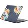 Mobigear Design MacBook Pro 15 Inch (2016-2019) Hoes Hardshell Laptopcover MacBook Case - Bloemen Zwart - Model A1707 / A1990