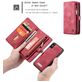 Caseme 008 iPhone XS Hoesje Uitneembare 2in1 Bookcase Portemonnee - Rood