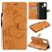 Mobigear Butterfly OPPO A53s Hoesje Bookcase Portemonnee - Cognac