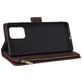 Mobigear Zipper Samsung Galaxy S10 Lite Hoesje Bookcase Portemonnee - Bruin