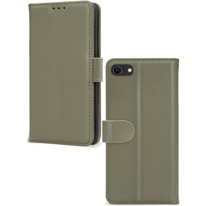 Mobilize Premium Gelly Wallet iPhone SE (2020) Hoesje Bookcase Portemonnee - Groen