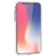 Mobigear Full Bumper iPhone XS Hoesje Hardcase Backcover Shockproof - Wit / Transparant
