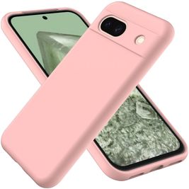 Mobigear Colors Google Pixel 8a Hoesje Flexibel TPU Backcover - Roze