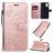 Mobigear Butterfly Samsung Galaxy A41 Hoesje Bookcase Portemonnee - Roségoud