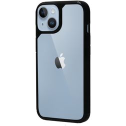 Mobiparts Rugged iPhone 14 Hoesje Hardcase Backcover Shockproof - Zwart