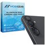 Mobigear Single Samsung Galaxy S25 Glazen Camera Lens Protector - Case Friendly - Zwart