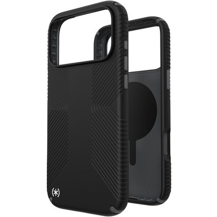 Speck Presidio2 Grip iPhone 17 Pro Max MagSafe Hoesje Hardcase Backcover Shockproof - Zwart