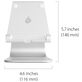 rain design mStand Plus Tablet Standaard - Spacegrijs Universeel