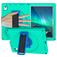 Mobigear Ruggedized iPad 10 (2022) Hoes EVA Schuim Backcover + Standaard - Groen