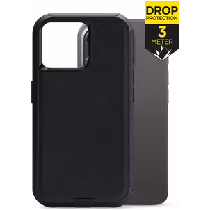 Mobilize Defender iPhone 15 Pro Hoesje Hardcase Backcover Shockproof - Zwart