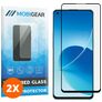 Mobigear Premium OPPO Reno 6 5G Glazen Screenprotector - Case Friendly - Zwart (2-Pack)