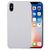 Mobigear Rubber Touch iPhone XS Siliconen Hoesje Backcover - Wit