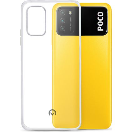 Mobilize Gelly Doorzichtig POCO M3 Hoesje Flexibel TPU Backcover - Transparant