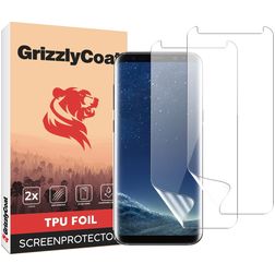 GrizzlyCoat Samsung Galaxy S8 Plus Hydrogel TPU Screenprotector - Case Friendly + Installatieframe (2-Pack)