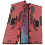 Mobigear Armor Ring Samsung Galaxy Note 10 Plus Hoesje Hardcase Backcover Shockproof met Ringhouder - Rood