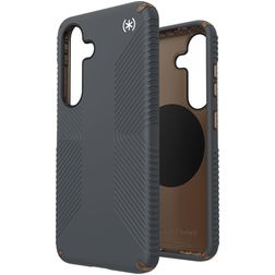 Speck Presidio2 Grip Magnet Samsung Galaxy S25 MagSafe Hoesje Hardcase Backcover Shockproof - Charcoal Grey