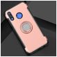 Mobigear Armor Ring Huawei Nova 3 Hoesje Hardcase Backcover Shockproof met Ringhouder - Roségoud