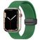 Mobigear Sport Mag Siliconen Apple Watch Bandje Magneetsluiting - 49/46/45/44 mm - Groen