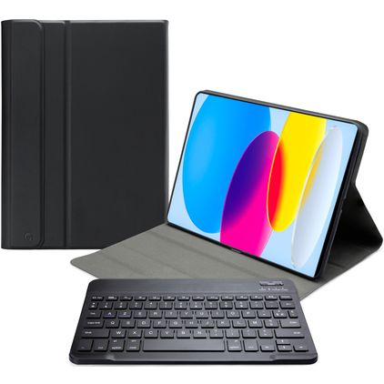 Mobilize Detachable Bluetooth Keyboard iPad 11 (2025) Hoes AZERTY Bluetooth Toetsenbord Bookcase - Zwart