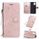 Mobigear Butterfly Samsung Galaxy A71 Hoesje Bookcase Portemonnee - Roségoud
