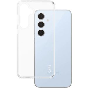 CARE by PanzerGlass Flagship Doorzichtig Samsung Galaxy S24 FE Hoesje Hardcase Backcover - Transparant