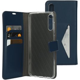 Mobiparts Classic Wallet Samsung Galaxy A70 Hoesje Bookcase Portemonnee - Blauw