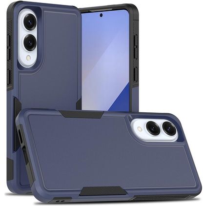 Mobigear Heavy Armor Samsung Galaxy S25 Edge Hoesje Hardcase Backcover Shockproof - Donkerblauw