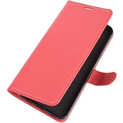 Mobigear Classic LG K51s Hoesje Bookcase Portemonnee - Rood