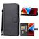 Mobigear Wallet iPhone 15 Hoesje Bookcase Portemonnee - Zwart