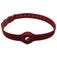 Mobigear Apple AirTag Hoesje Flexibel Siliconen Halsband - 23.5 - 47.5 cm - Bordeaux Rood