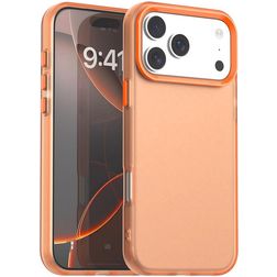 Mobigear Crystal iPhone 18 Pro Hoesje Hardcase Backcover - Oranje