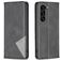 Mobigear Rhombus Slim Samsung Galaxy S25 Plus Hoesje Bookcase - Zwart